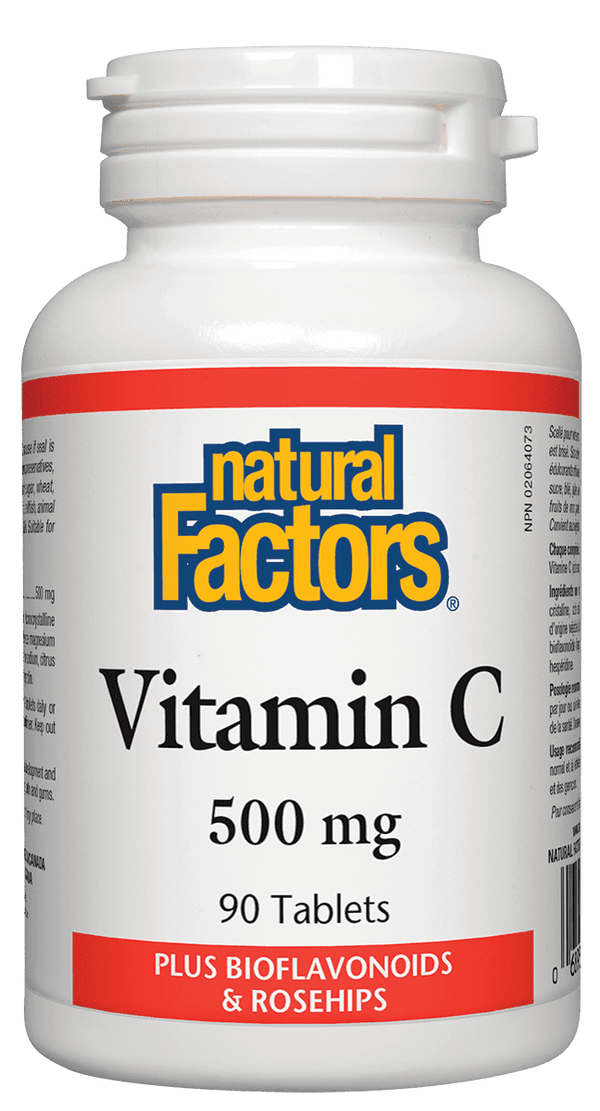 Natural Factors Vitamin C 500 mg 90 Tablets Image 1
