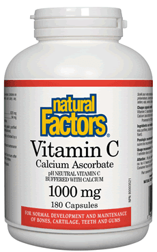 Natural Factors Vitamin C Calcium Ascorbate 1000 mg Capsules Image 1