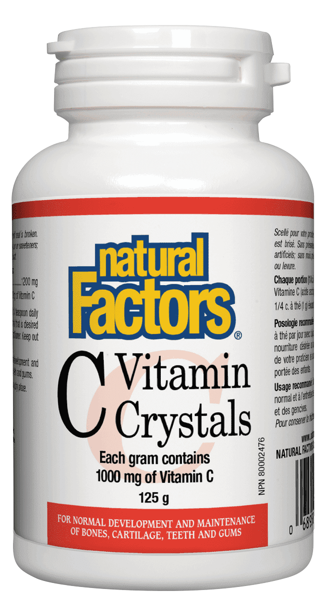 Natural Factors Vitamin C Crystals Powder 1000 mg Image 3