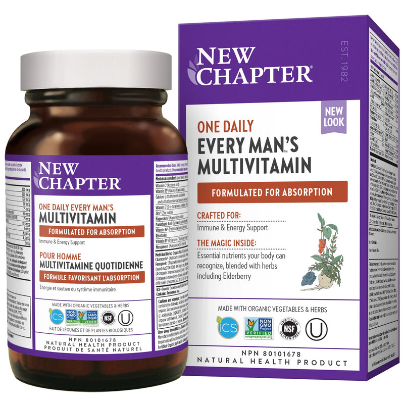 New Chapter Every Man's One Daily Tablets Image 2