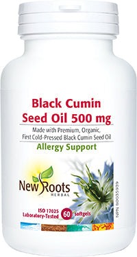 New Roots Black Cumin Seed Oil 500 mg Softgels Image 1