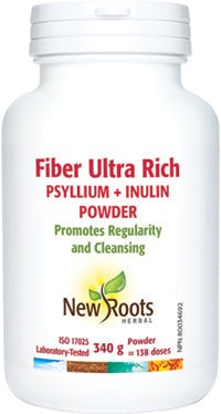 New Roots Fiber Ultra Rich Psyllium + Inulin Powder 200 g Image 2