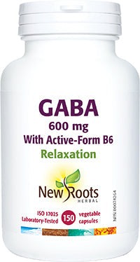 New Roots GABA 600 mg with Activated B6 VCaps Image 2