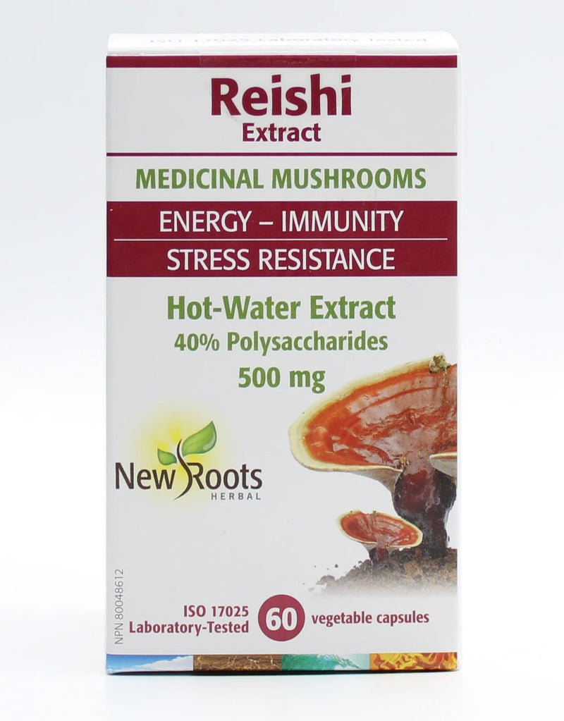 New Roots Reishi Extract 500 mg VCaps Image 2