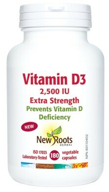 New Roots Vitamin D3 2500 IU Extra Strength VCaps Image 2