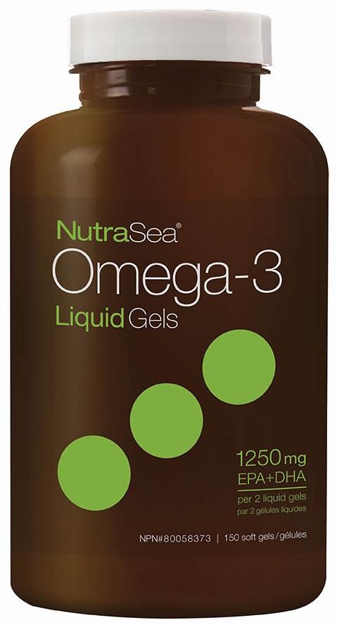 NutraSea Omega-3 Liquid Gels 1250 mg Softgels Image 1