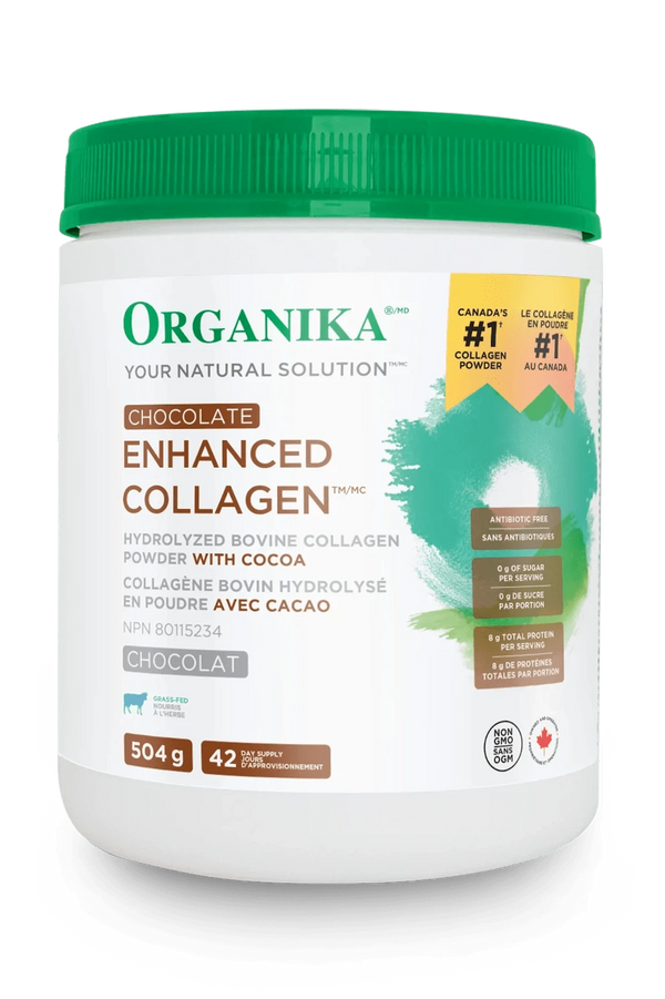 Organika Enhanced Collagen - Chocolate (1.1 lbs)
