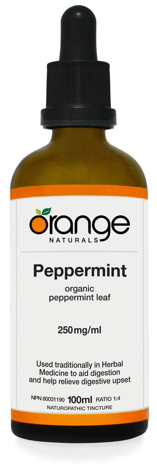 Orange Naturals Peppermint 250 mg/mL 100 mL Image 1