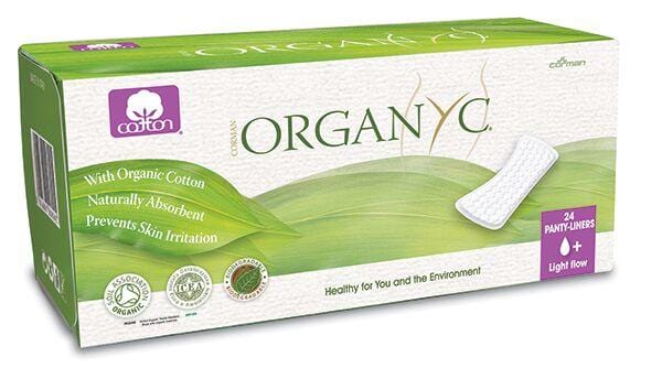 Organ y c Panty Liners With Organic Cotton Light Flow Flat 24 Panty-Liners Image 2