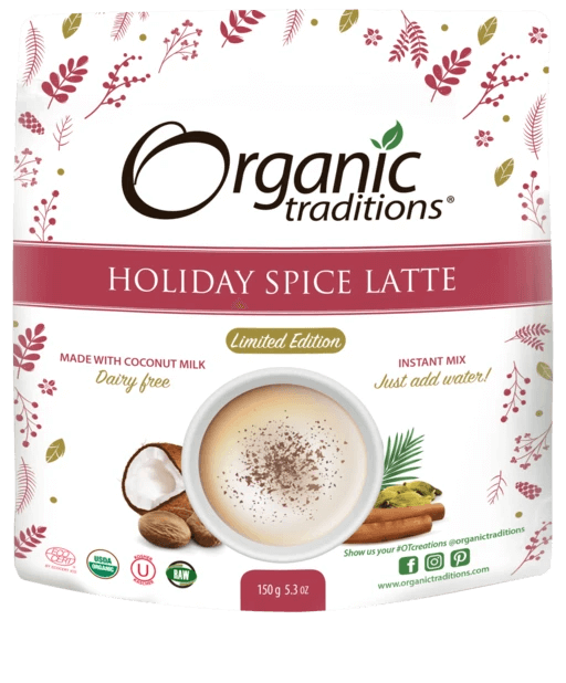 Organic Traditions Holiday Spice Latte 150 g Image 2