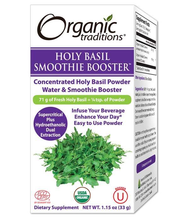 Organic Traditions Holy Basil Smoothie Booster 33 g Image 1
