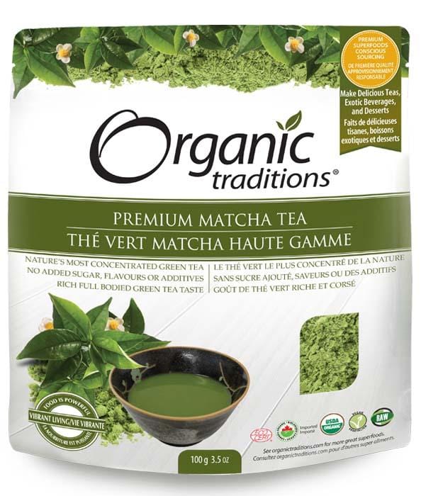 Organic Traditions Premium Matcha Tea 100 g Image 1