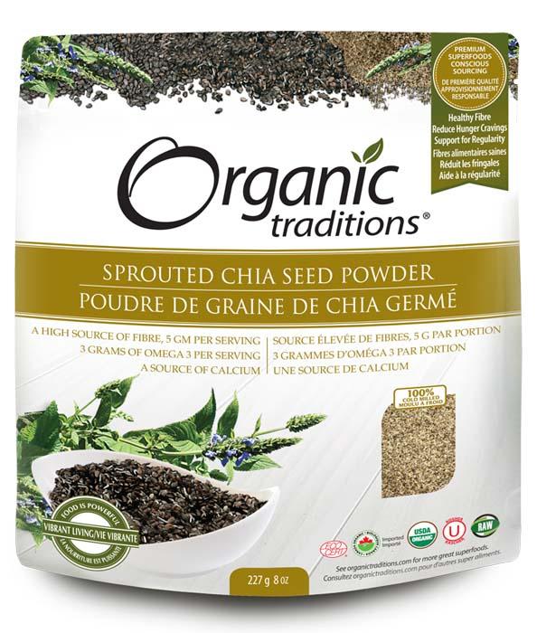 Organic Traditions Sprouted Chia Seed Powder Image 1