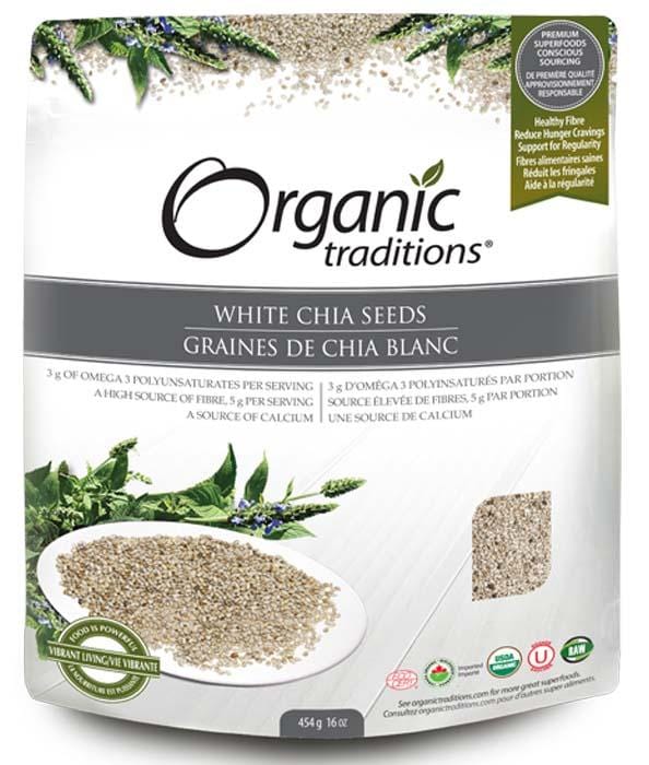 Organic Traditions White Chia Seeds 454 g Image 1