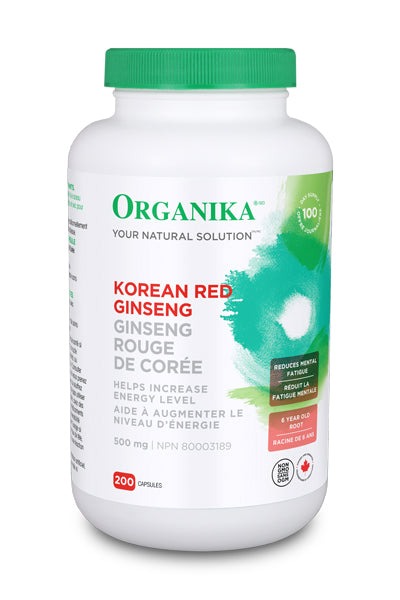 Organika Korean Red Ginseng 500 mg Capsules Image 2