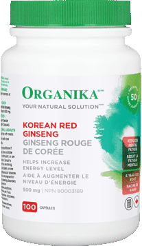 Organika Korean Red Ginseng 500 mg Capsules Image 1