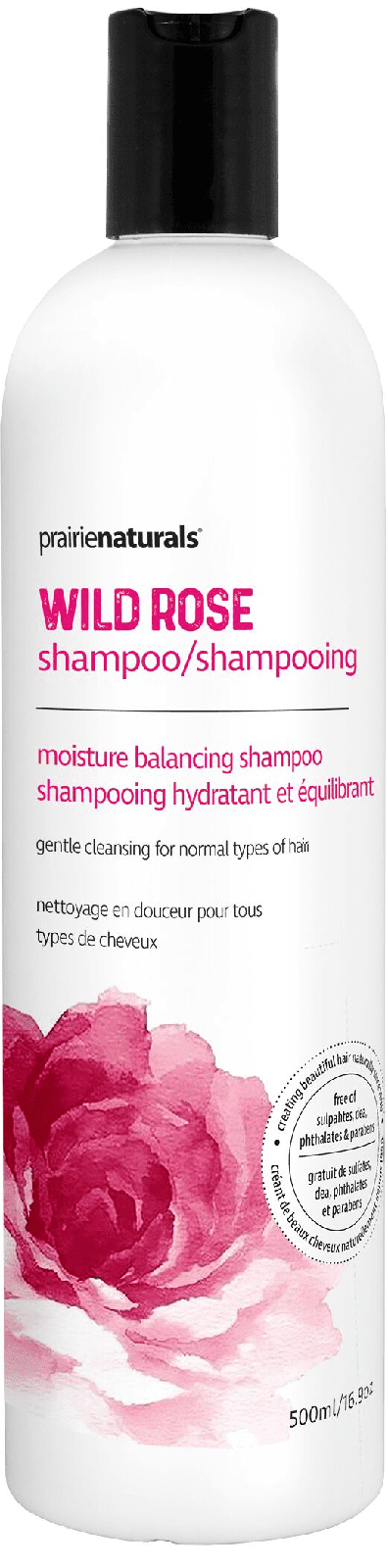 Prairie Naturals Wild Rose Moisture Balancing Shampoo 500 mL Image 2
