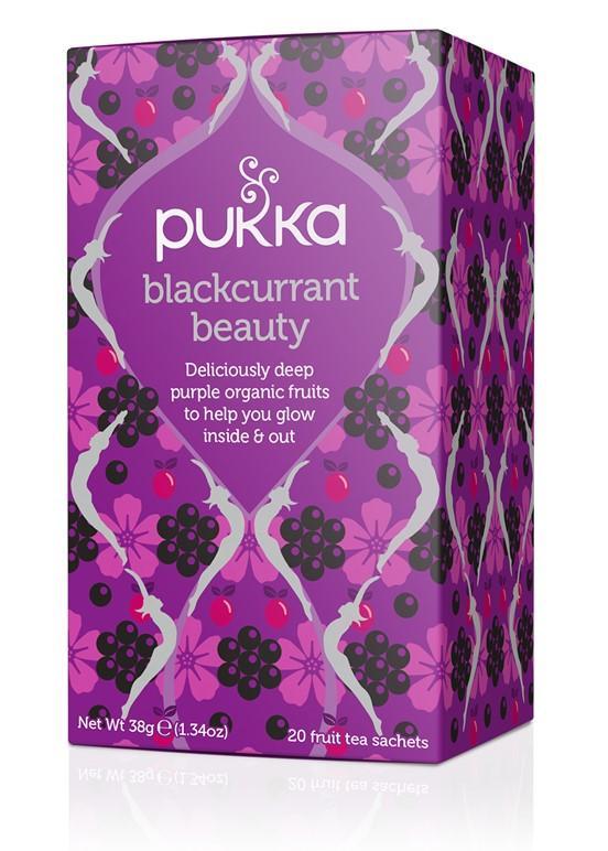Pukka Blackcurrant Beauty Fruit Tea 20 Sachets Image 2