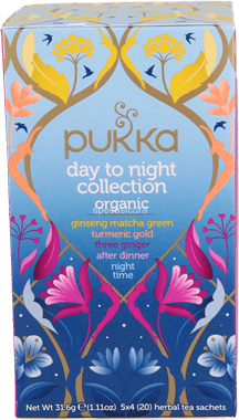 Pukka Day to Night Collection Herbal Tea 20 Sachets Image 1