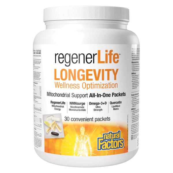 Natural Factors RegenerLife Longevity (30 Packets)