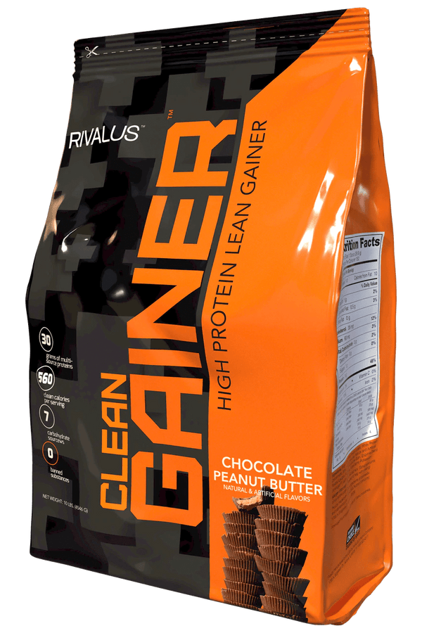 Rivalus Clean Gainer Protein Powder - Chocolate Peanut Butter Image 1