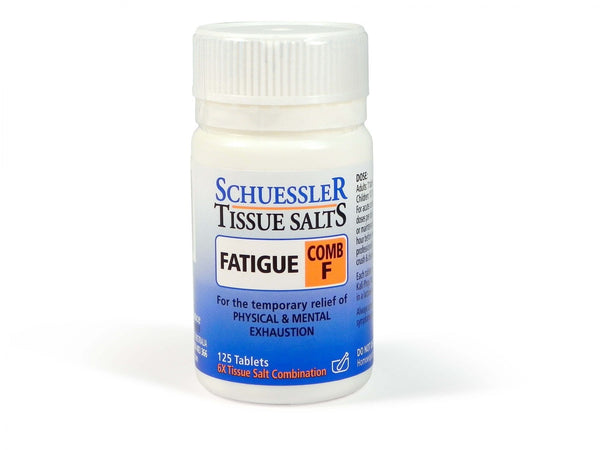 Schuessler Tissue Salts Comb F Fatigue 125 Tablets Image 1