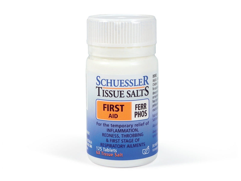 Schuessler Tissue Salts Ferrum Phosphate First Aid 125 Tablets Image 1
