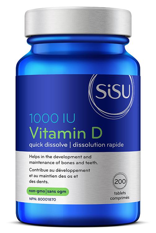 Sisu Vitamin D 1000 IU Tablets Image 2