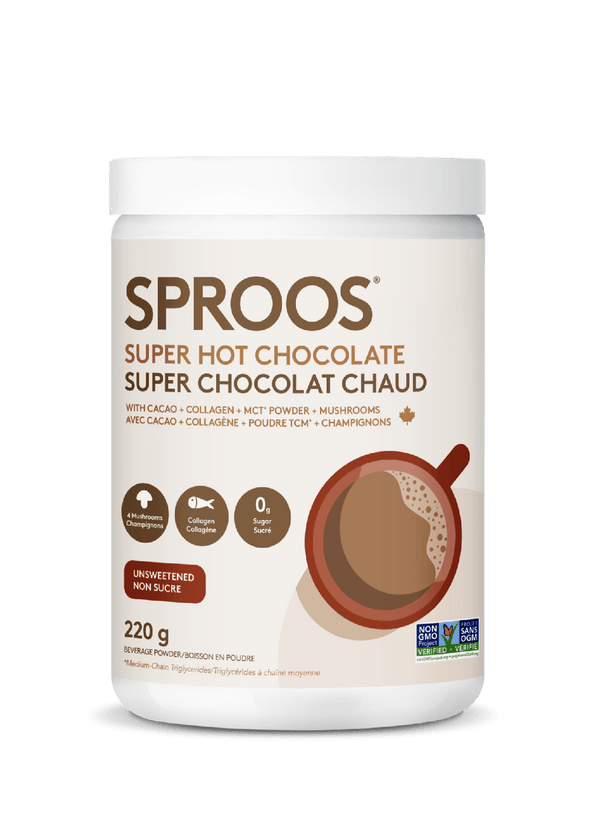 Sproos Super Hot Chocolate Unsweetened 220 g Image 1