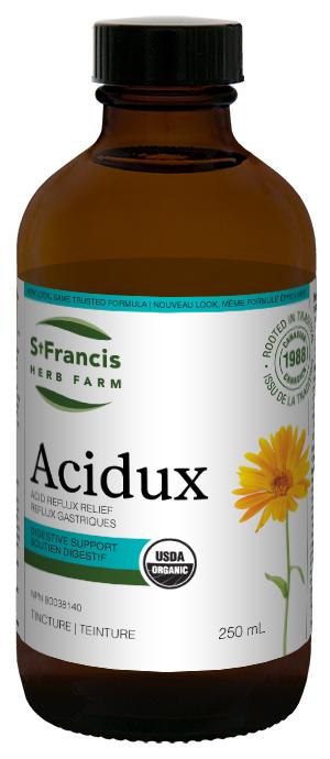 St Francis Herb Farm Acidux Acid Reflux Tincture 250 mL Image 1