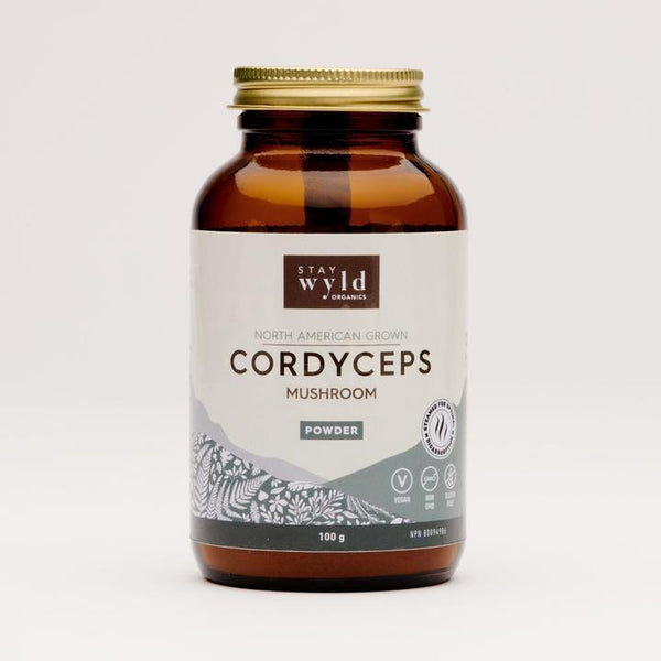 Stay Wyld Organics Cordyceps Mushroom Powder 100 g Image 1