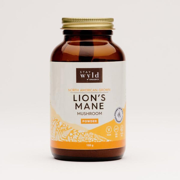 Stay Wyld Organics Lion's Mane Mushroom Powder 100 g Image 1