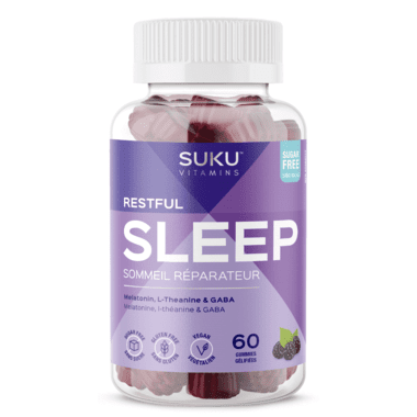 Suku Vitamins Restful Sleep - Blackberry Hibiscus 60 Gummies Image 1