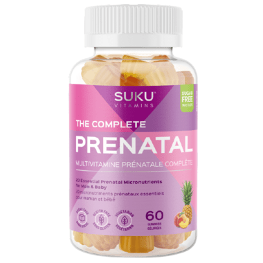 Suku Vitamins The Complete Prenatal - Peach & Pineapple 60 Gummies Image 1