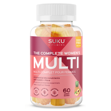 Suku Vitamins The Complete Women's Multi - Peach & Pineapple 60 Gummies Image 1