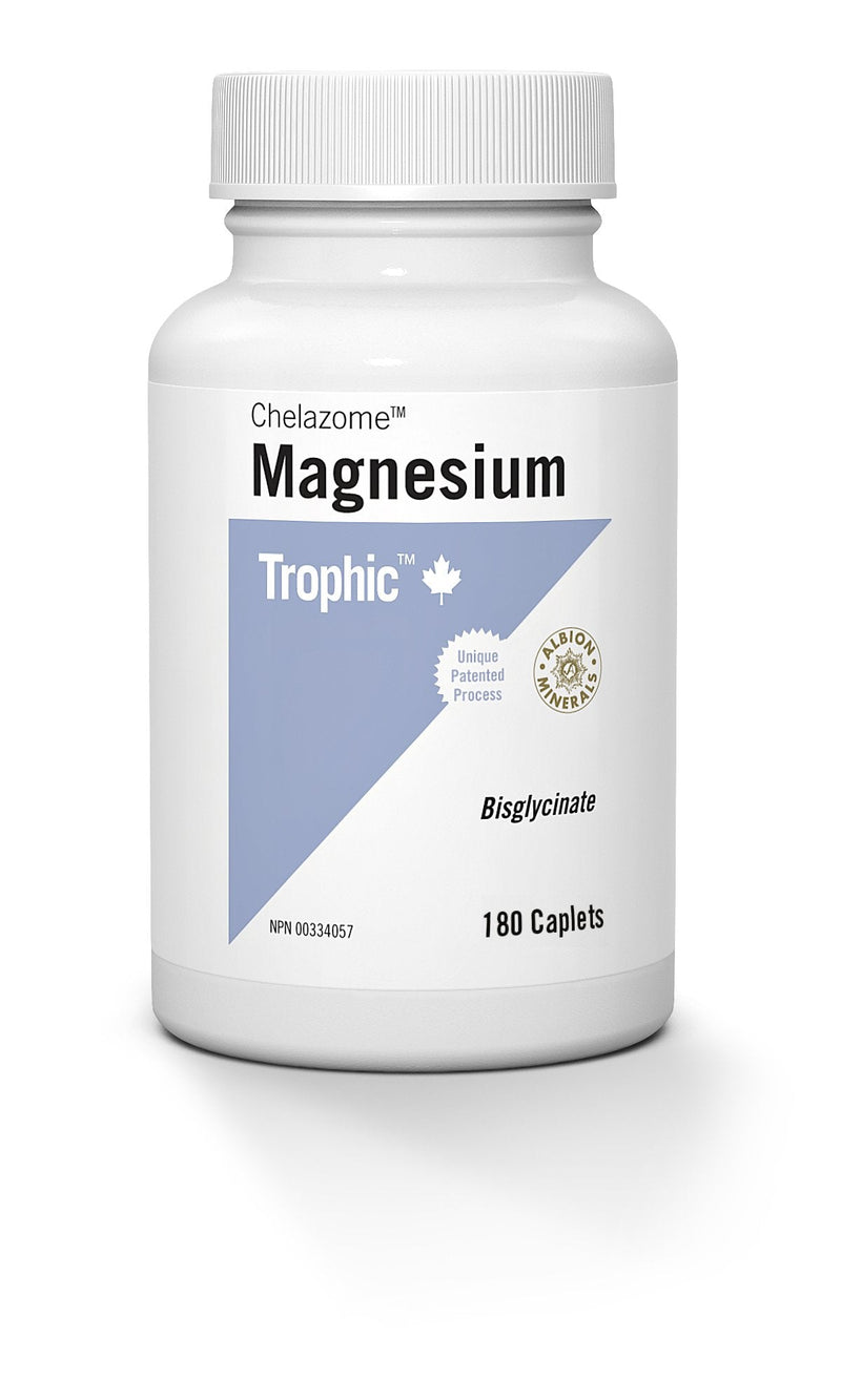 Trophic Chelazome Magnesium Bisglycinate 180 Caplets Image 1