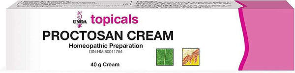 UNDA Topicals Proctosan Homeopathic Cream 40 g Image 1