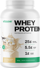 "Vitasave Vanilla Bean Grass Fed Whey Protein - 832g, perfect for post-workout recovery."