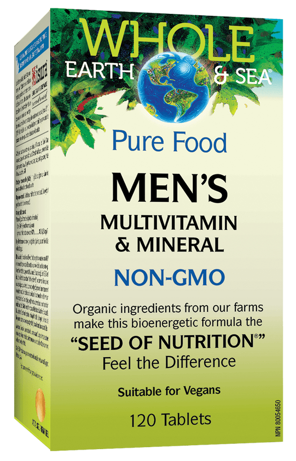 Whole Earth Sea Pure Food Men's Multivitamin and Mineral Tablets Image 1