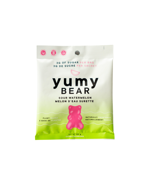Yumy Bear Plant-Based Candy - Sour Watermelon Image 6