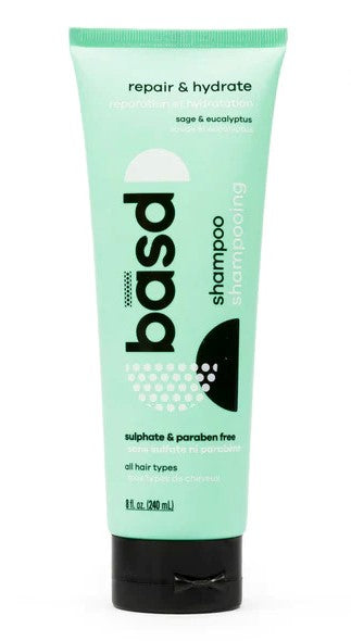 Basd Repair & Hydrate Shampoo Sulphate & Paraben Free - Sage & Eucalyptus (240 mL)