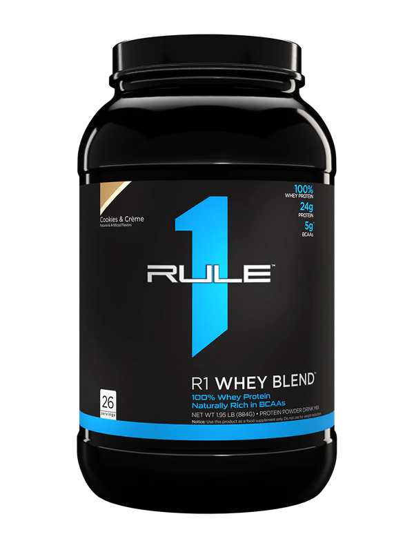 Rule One R1 Whey Blend 100% Whey Protein - Cookies and Creme