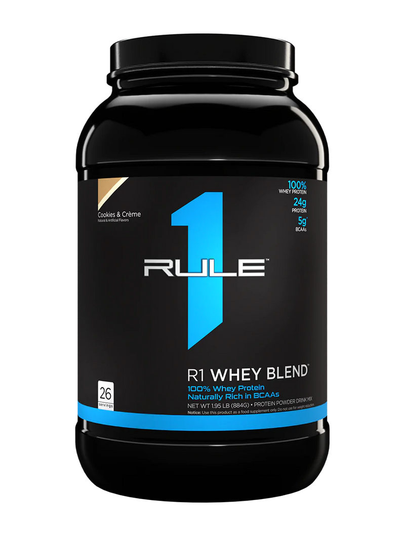 Rule One R1 Whey Blend 100% Whey Protein - Cookies and Creme