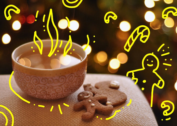 Image showcasing a colorful spread of plant-based festive recipes, including vibrant roasted vegetables, fresh salads, dairy-free desserts, and hearty grain dishes, beautifully arranged on a holiday-themed table.