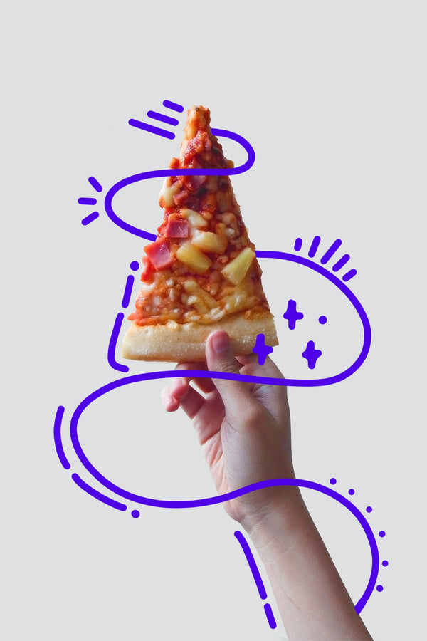 Questioning if you might be lactose or gluten intolerant – image showing dairy products and gluten-containing foods with a person looking confused.