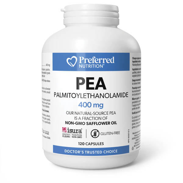 Preferred Nutrition - PEA Chronic Pain Relief - 400mg (120 Capsules)