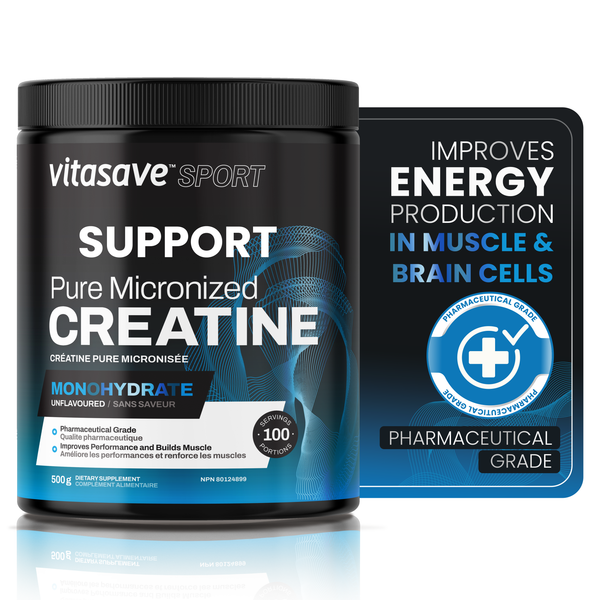 Vitasave Sport Pure Micronized Creatine Monohydrate - Pharmaceutical Grade (100 servings)