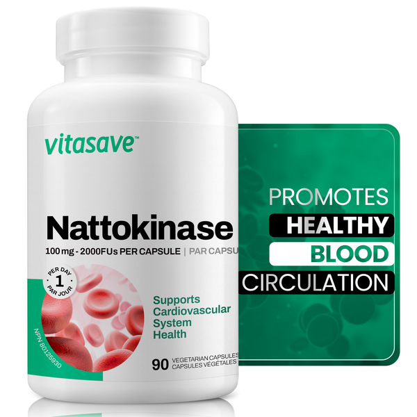 Vitasave Nattokinase 100 mg (90 VCaps)