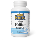 Natural Factors Mega Halibut Liver Oil (Softgels)