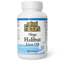 Natural Factors Mega Halibut Liver Oil (Softgels)